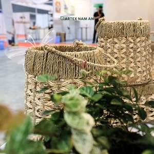 Linterna de algas marinas hecha a mano ecológica con hoja de palma para la decoración de la boda del hogar - Product Image 3