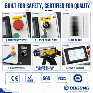 Machine <span class=keywords><strong>de</strong></span> nettoyage à impulsions laser fibre 300W pour <span class=keywords><strong>l</strong></span>'élimination <span class=keywords><strong>de</strong></span> la rouille sur le métal, <span class=keywords><strong>l</strong></span>'<span class=keywords><strong>aluminium</strong></span> et <span class=keywords><strong>l</strong></span>'acier inoxydable, haute sécurité, nouvelle BOGONG - Product Image 3