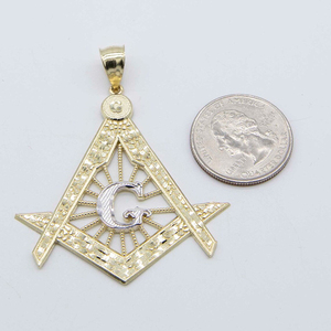 Masonic Collar Jewel Senior Warden SW Gold Freemason Mason square Master Jewel Pin Freemasonry Collar Jewel Ronpex - Product Image 4