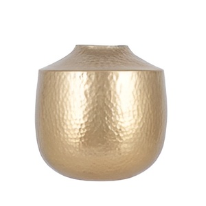 Venta caliente moderno florero de piso de flores de Metal martillado decoración de boda Centro decoración de piso decoración de la habitación florero de piso - Product Image 5