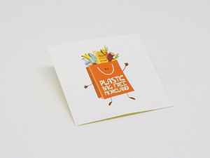 สติกเกอร์กระดาษไดคัทแบบไม่เคลือบฉลากส่วนลดสำหรับบรรจุภัณฑ์ของขวัญขายปลีกและโปรโมชั่น - Product Image 3