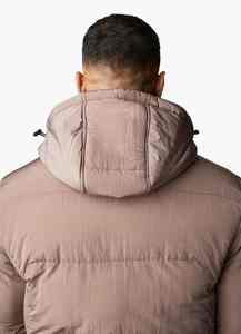 Vente en gros 2025 veste matelassée pour hommes de style fermeture éclair logo personnalisé 100% veste bulle à manches longues en tissu polyester pour l'hiver - Product Image 6