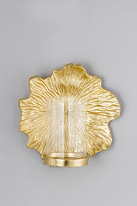 Bandeja de Metal con acabado antiguo dorado con forma de hoja de aluminio para servir alimentos, mesa decorativa con forma de hoja de fundición de Metal - Product Image 6