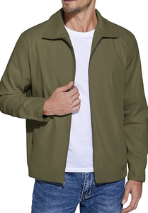 Veste coupe-vent imperméable pour homme NOEM ODM avec logo personnalisé, veste décontractée de sport de plein air avec fermeture éclair - Product Image 6