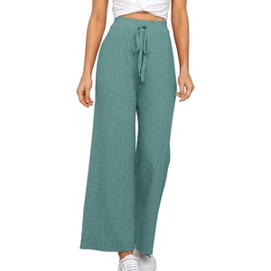 Pure Structure Design <b>Summer</b> Womens <b>Trouser</b> Breathable Elastic Waist Made for Easy Movement with Defined Shape Calm Formal Style - Product Image 4