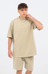 Nouveau T-shirt Oversize 2026 260g 100% Coton Lavage Premium Logo Personnalisé pour Homme - Product Image 2