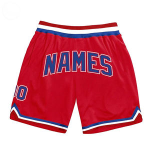 Shorts de basket-ball pour hommes en maille respirante, taille plus, été, imprimés par sublimation, sur mesure, avec logo, poches de designer - Product Image 3