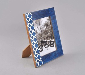 Marco de Fotos Redondo Clásico de Lujo Personalizable con Incrustaciones de Hueso, Ligero, para Decoración del Hogar, Hotel, Sala de Estar, Material de Resina y Madera - Product Image 4