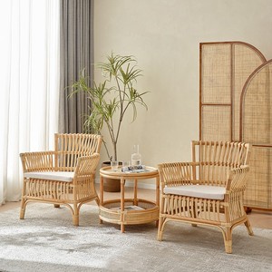 בוהמי עיצוב כרית ספת ספה סט קש כורסא עם כרית פנים חיצוני ריהוט - Product Image 4