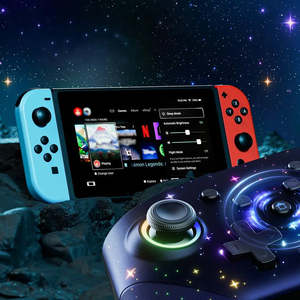 จอยไร้สาย Pro LED สำหรับ Switch ใช้งานได้กับมือถือ Wii PC IOS พร้อมฟังก์ชั่นสั่นสะเทือน Turbo และไฟ - รองรับการใช้งาน - Product Image 4