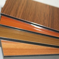 Feuille ACP de conception Panneau composite en aluminium double face Panneau composite en aluminium imperméable Miroir résistant au feu Feuille ACP de 4mm