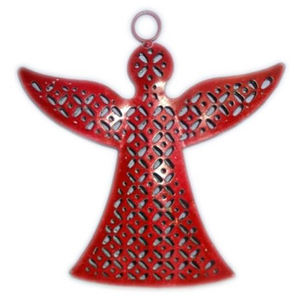 จี้โลหะห้อยตกแต่งต้นคริสต์มาสดีไซน์รูปหัวใจ - Product Image 5