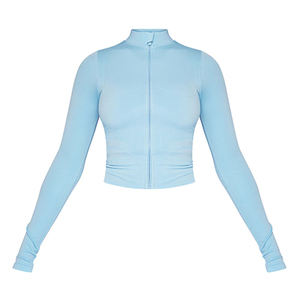 Conjunto de Yoga de 3 Piezas para Mujer, Talla Grande, Impermeable, con Sujetador Deportivo, Leggings y Chaqueta de Entrenamiento - Ropa Deportiva - Product Image 4