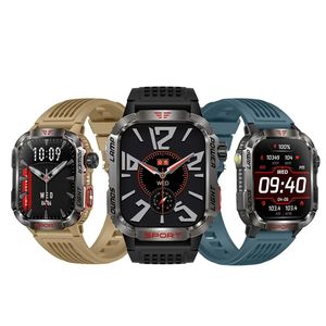 Montre connectée Sower 44-49 mm avec écran tactile IPS, tracker d'activité unisexe, étanche IP68, montre de sport avec moniteur de fréquence cardiaque et d'altitude - Product Image 3