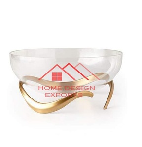 2025 Table Top Decorative <b>Metal</b> <b>Bowl</b> at Low Price Silver Finished Hot Selling Luxury Home - Product Image 4