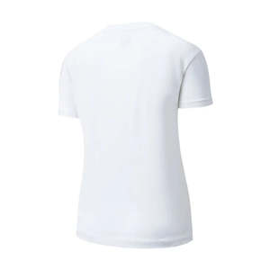 Camiseta ERKE para Mujer, Corte Ajustado, Cuello Redondo, Blanca, con Decoración de Letras en Algodón Transpirable, Tallas 2XL 3XL - Product Image 2