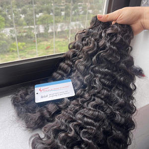 Burmese <b>Curly</b> Hair <b>Bundles</b> Vietnamese Human Weft Hair Extension Raw Virgin Burmese <b>Curly</b> Hair Wholesale - Product Image 3