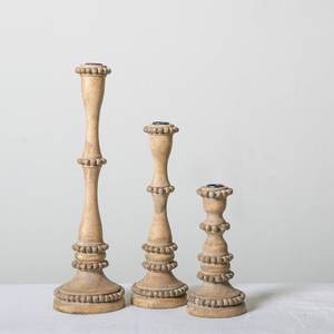 เสาไม้แกะสลักสำหรับตกแต่งบ้านงานแต่งงานงานปาร์ตี้เสาไม้แกะสลักทำจากไม้ - Product Image 2