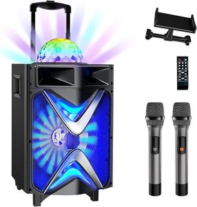 Nuevo Micrófono Inalámbrico de 10 Pulgadas en Oferta, Equipo de Sonido para Fiestas con Woofer para Cabina de Karaoke Familiar - Product Image 2
