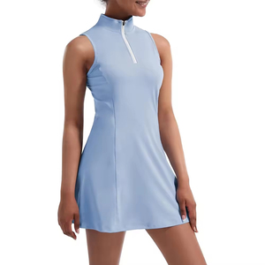 Uniforme de tennis professionnel pour femmes Ensemble deux pièces avec haut de sport et jupe pour l'entraînement et les matchs de club - Product Image 3