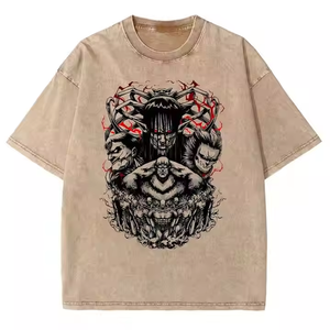 T-shirts d'été personnalisés pour hommes, en polyester/coton, respirants, coupe ample, écologiques, prix abordable, conception OEM, vente en gros - Product Image 6