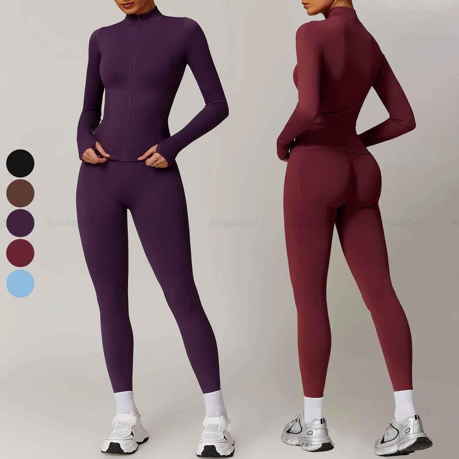 Gym Fitness Yoga Sets Zip-Up Jacket High Elastic Breathable Yoga Clothing Ladies Active Wear 2 Piece Shorts Set Embroidered