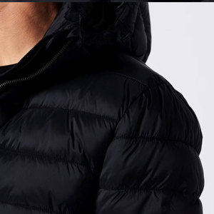 Chaqueta acolchada ligera y respetuosa con el medio ambiente más exigente para hombre, chaqueta acolchada de ropa de calle de la mejor calidad - Product Image 5