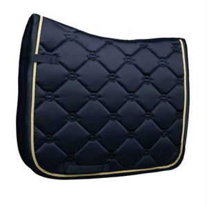 Tapis de selle anglais doux et confortable, tissu durable et matelassé respirant, assurant un ajustement doux, une stabilité et un confort pour les chevaux - Product Image 2