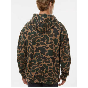 Sudadera con Capucha de Camuflaje de Invierno, Diseño Sólido, Gruesa, con Bordado y Diseño Digital Personalizado para Uso Unisex - Product Image 6