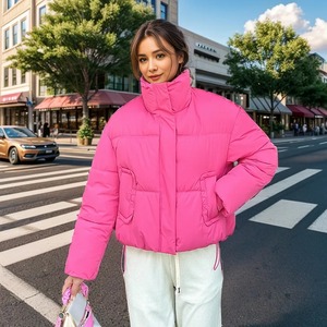 Doudoune de haute qualité pour femmes Nouvelle tendance Veste bouffante en gros Personnaliser la veste d'hiver coupe-vent en vente chaude - Product Image 2