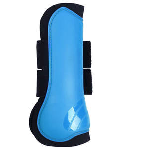 Protège-tendons en cuir imprimé multicolore pour chevaux – Protection rapide et respirante pour l'équitation et la médecine vétérinaire - Product Image 4