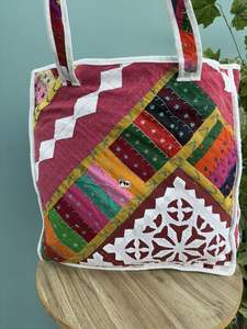 Handmade Cotton Quilted Tote <b>Bag</b> <b>Womens</b> Patchwork Printed Shopping <b>Bag</b> Grocery <b>Beach</b> <b>Bag</b> for Daily Use and Travel Perfect Gift - Product Image 4