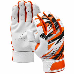 Guantes de Bateo de Béisbol de Piel de Cabra Personalizados de Alta Calidad Profesional OEM - Product Image 3