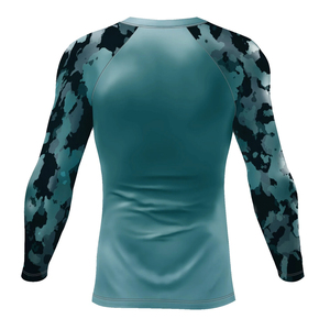 Meilleures ventes - Prix très bas - Rashguard en toile respirante et écologique entièrement personnalisé pour hommes - Compression - Product Image 2