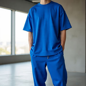 Chándal de peso pesado, camisetas con hombros caídos, pantalones de chándal, conjuntos de Jogger 350 GSM, chándal de gran tamaño, camisetas para niños, conjuntos de pantalones de chándal - Product Image 5