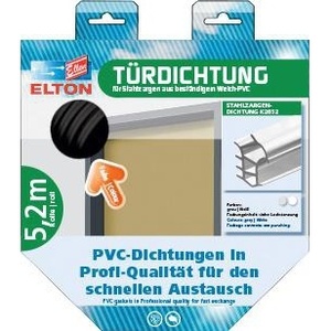 K2154 Sello de Puerta DIY de 5.2 m, Enchufable, de PVC Transparente Blanco, Producto de la Marca Ellen - Product Image 3