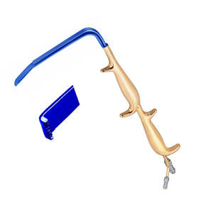 Hosanna Surgical Tebbetts Style Endo Breast Retractor 80mm X16mm Manual Stainless Steel Fiberoptic <b>Suction</b> Tub Surgical - Product Image 5