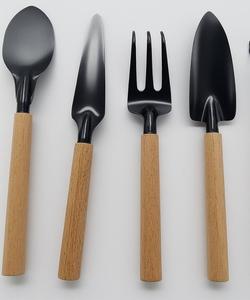 Truelle de jardin en fer fabriquée à la main en finition patinée Artisan fait avec une forte adhérence Designe jardinage et appel extérieur décoratif. - Product Image 1