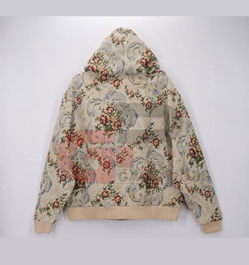 Nueva llegada de invierno Chaqueta Harrington estampada de manga larga con logotipo personalizado Chaquetas Harrington impresas - Product Image 2