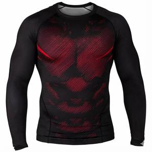 Camiseta de Protección Solar Personalizada al por Mayor para Hombre |   Camiseta de Manga Larga para MMA, BJJ y Grappling - Product Image 1