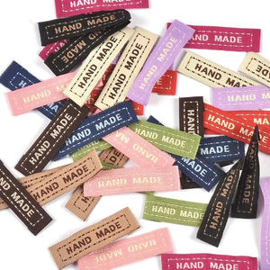 Custom Logo Woven Labels for Garments Cotton and Polyester for Clothing Neck Tags Woven Labels - Product Image 6