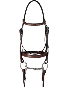 Brida de Cuero 100% Genuino con Riendas y Mordaza, Elegancia Equina: Brida de Cuero para Caballo Hecha a Mano para un Estilo Atemporal - Product Image 2