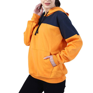 Sweats à capuche streetwear pour femmes, meilleure qualité, coton/fibre de bambou, tissé, confortable, manches longues, hiver, automne, broderie sur le devant - Product Image 3