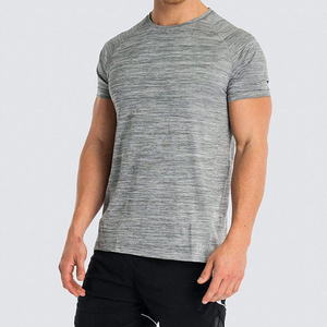 Gimnasio Fitness algodón hombres correr deportes camisa verano deporte gimnasio ajuste Regular alta calidad correr hombres camiseta - Product Image 6