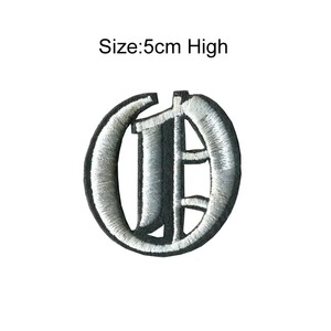 2024 Logo personnalisé patchs brodés vêtements personnalisés chapeau accessoires divers Western petit Alphabet conceptions fleur chaude - Product Image 4