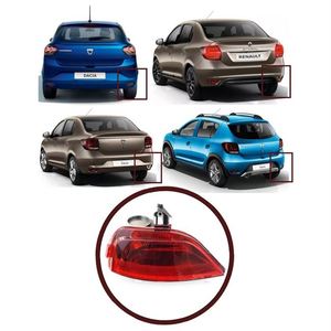 Feu antibrouillard de pare-chocs arrière côté droit compatible avec Renault Symbol MK3 Logan Sedan Sandero OEM 8200776054 -265605279R - Product Image 2