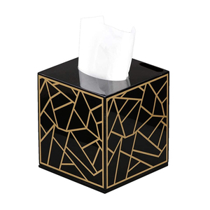 กล่องใส่กระดาษเช็ดปากไม้ตกแต่งคุณภาพสูง ดีไซน์สวยงาม สำหรับตกแต่งโต๊ะอาหาร - Product Image 5