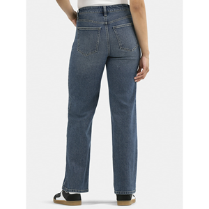2025 Meilleure vente femmes décontracté Stretch lavé surdimensionné Denim jean élégant Slim Fit avec taille moyenne maigre tissu tissé - Product Image 6