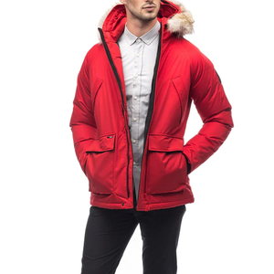 Chaqueta Parka de alta calidad para hombre, abrigo cálido con capucha, informal, venta al por mayor, nueva chaqueta deportiva de invierno, chaqueta impermeable de talla grande para hombre - Product Image 1