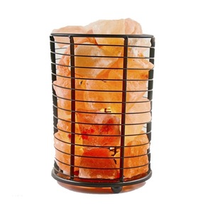 Lampe de Sel de l'Himalaya Naturelle Raffinée, Veilleuse LED, Lampe de Table Effet Lave pour Chambre à Coucher, Chevet, Lumière Chaude, Décoration de Noël, Sac - Product Image 5